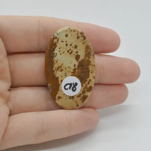 Cabochon Jasp Peisaj 42x26x5mm C18, imagine 2