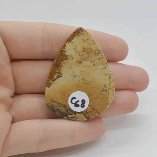 Cabochon Jasp Peisaj 46x34x5mm C68, imagine 2