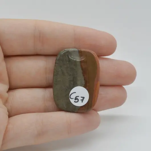 Cabochon Jasp Policrom 33x24x6mm C57, imagine 2