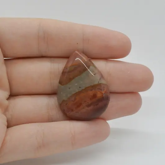 Cabochon Jasp Policrom 33x25x6mm C94
