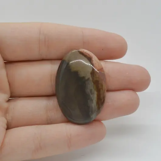 Cabochon Jasp Policrom 36x25x5mm C82