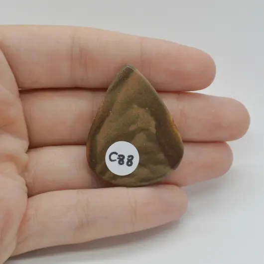 Cabochon Jasp Policrom 36x29x5mm C88, imagine 2
