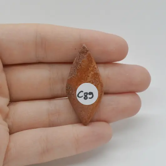 Cabochon Jasp Policrom 38x17x6mm C89, imagine 2