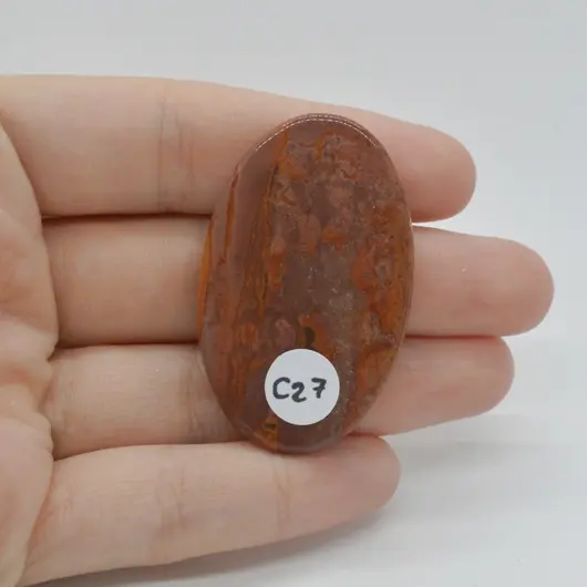 Cabochon Jasp Policrom 45x28x5mm C27, imagine 2