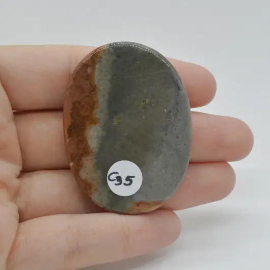 Cabochon Jasp Policrom 50x37x6mm C35, imagine 2