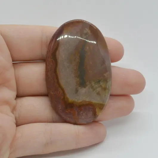 Cabochon Jasp Policrom 55x34x6mm C45