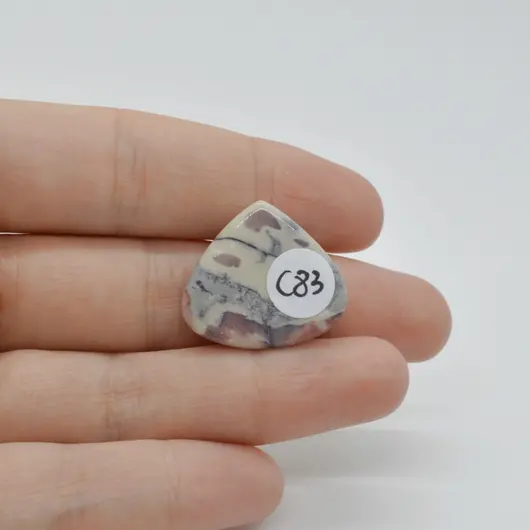 Cabochon Jasp Portelan 24x21x5mm C83, imagine 2