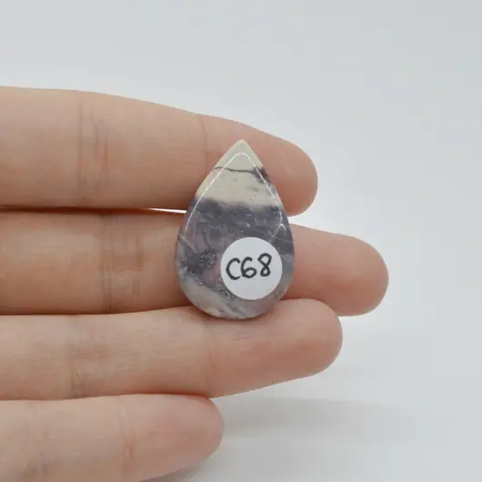Cabochon Jasp Portelan 29x19x6mm C68, imagine 2