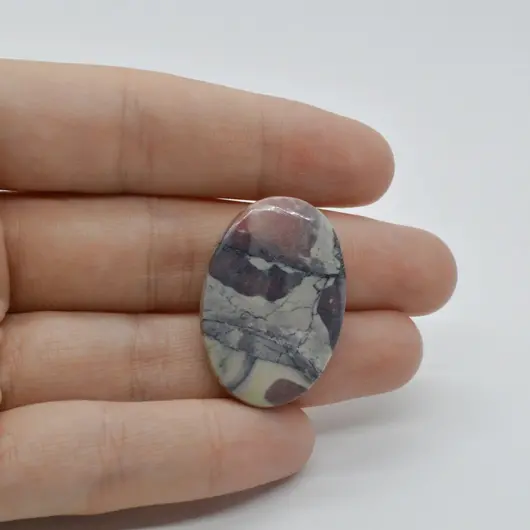 Cabochon Jasp Portelan 31x21x4mm C19