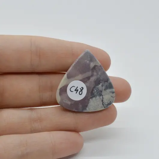 Cabochon Jasp Portelan 31x29x5mm C48, imagine 2