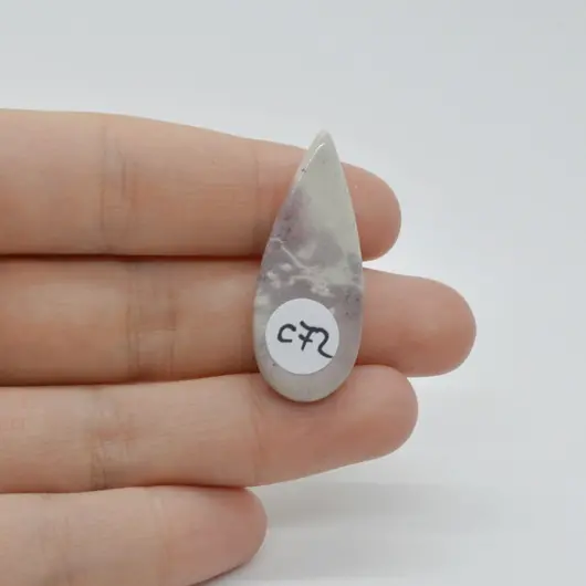 Cabochon Jasp Portelan 36x15x6mm C72, imagine 2