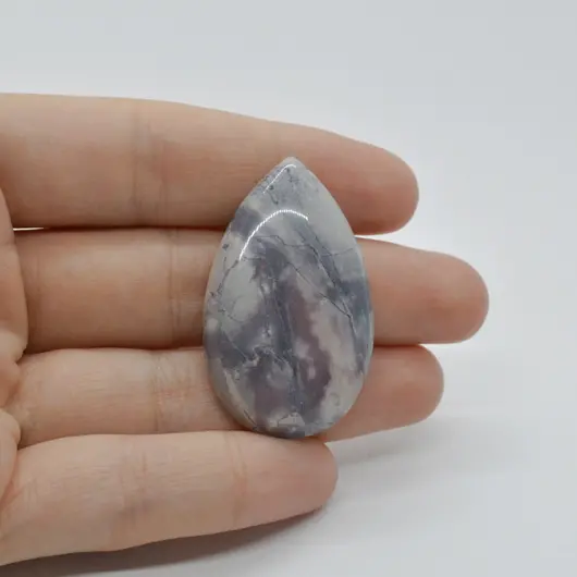 Cabochon Jasp Portelan 40x24x6mm C21