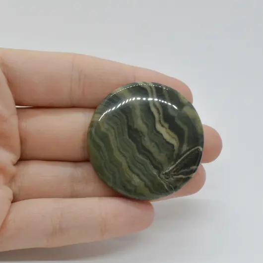 Cabochon Jasp Zebra Verde 39x39x5mm C29