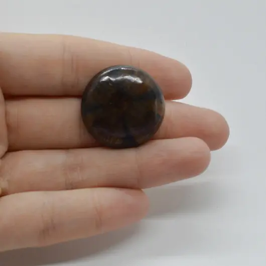 Cabochon Kiastolit 25x25x7mm C46