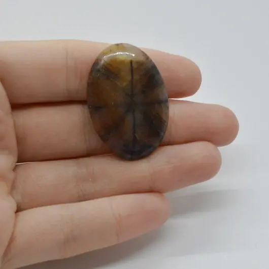 Cabochon Kiastolit 35x24x4mm C37