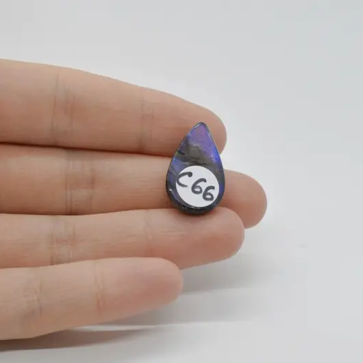 Cabochon Labradorit Albastru 22x13x6mm C66, imagine 2