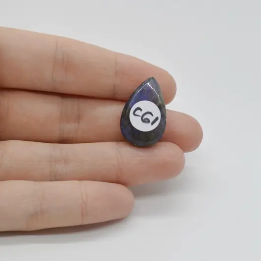 Cabochon Labradorit Albastru 23x15x7mm C61, imagine 2