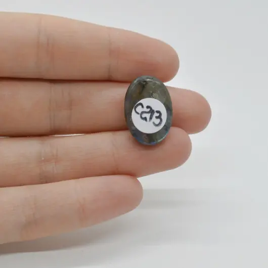 Cabochon Labradorit Albastru 20x14x7mm C213, imagine 2