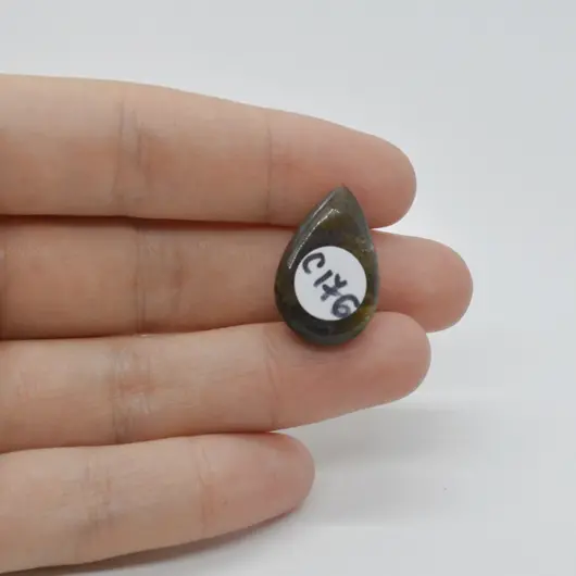 Cabochon Labradorit Albastru 22x14x8mm C176, imagine 2