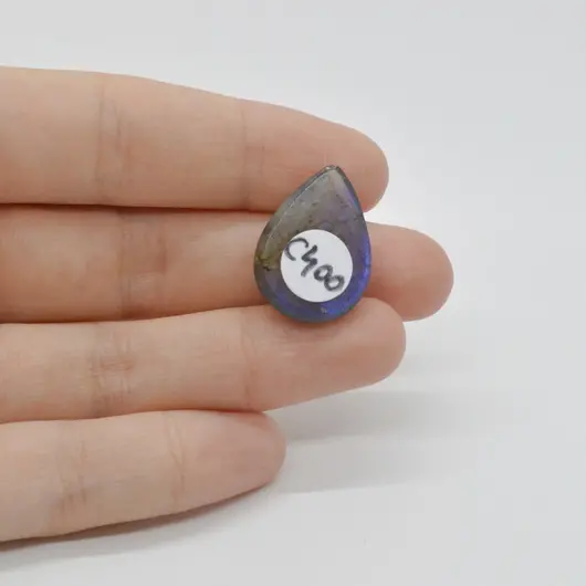 Cabochon Labradorit Albastru 22x16x7mm C400, imagine 2