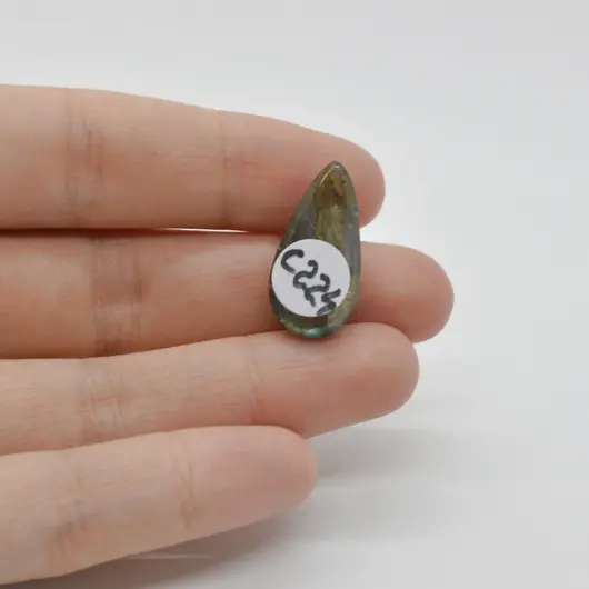 Cabochon Labradorit Albastru 23x11x6mm C224, imagine 2