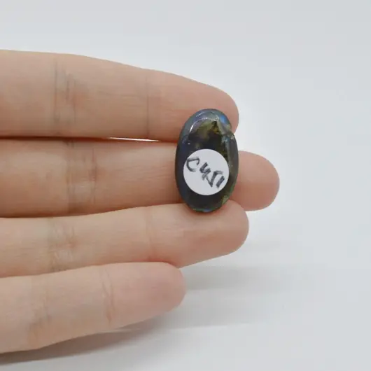 Cabochon Labradorit Albastru 23x14x8mm C451, imagine 2