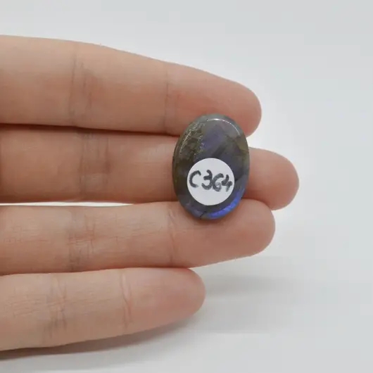 Cabochon Labradorit Albastru 23x16x6mm C364, imagine 2