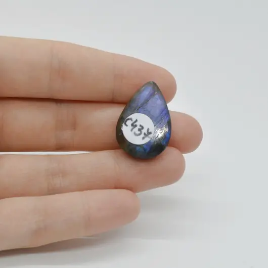 Cabochon Labradorit Albastru 25x17x7mm C437, imagine 2