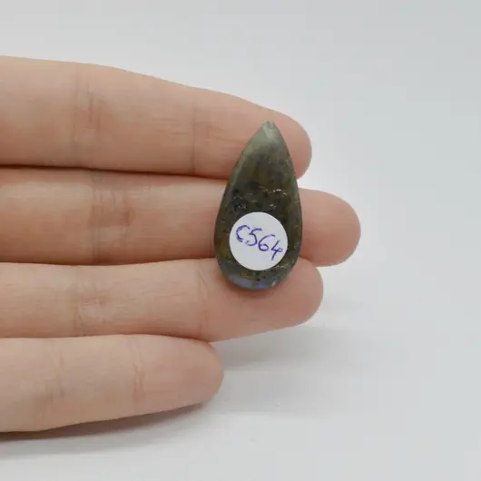 Cabochon Labradorit Albastru 29x15x8mm C564, imagine 2
