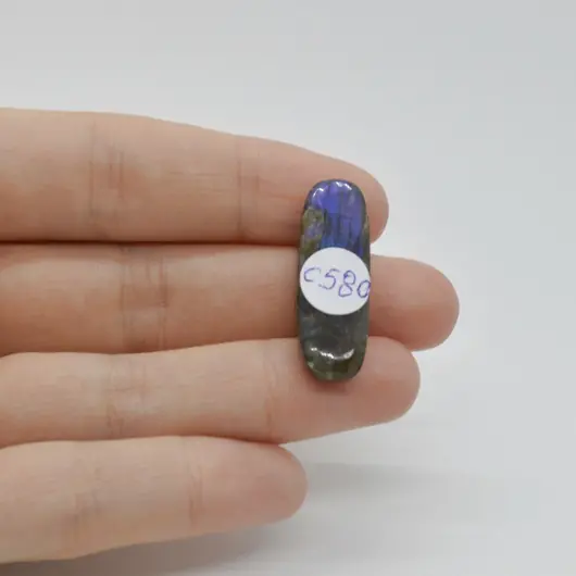 Cabochon Labradorit Albastru 30x10x7mm C580, imagine 2