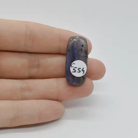 Cabochon Labradorit Albastru 30x13x7mm C554, imagine 2