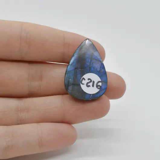 Cabochon Labradorit Albastru 30x20x7mm C216, imagine 2