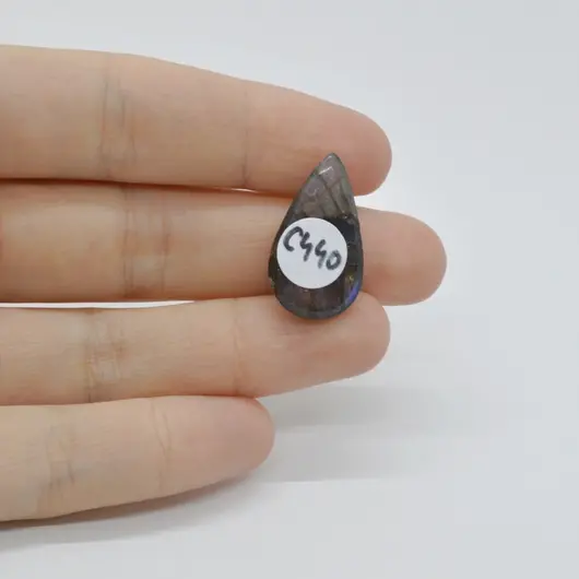 Cabochon Labradorit Albastru 34x14x6mm C440, imagine 2