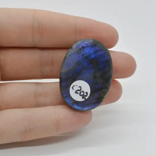 Cabochon Labradorit Albastru 35x25x9mm C202, imagine 2