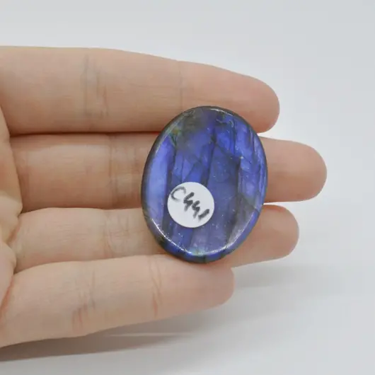 Cabochon Labradorit Albastru 35x27x7mm C441, imagine 2