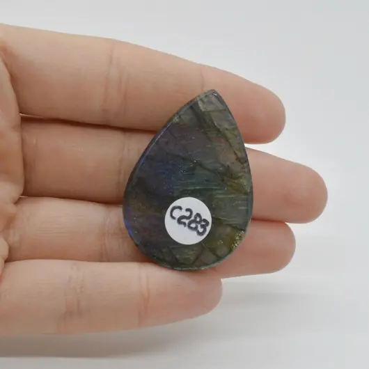 Cabochon Labradorit Albastru 39x27x8mm C283, imagine 2