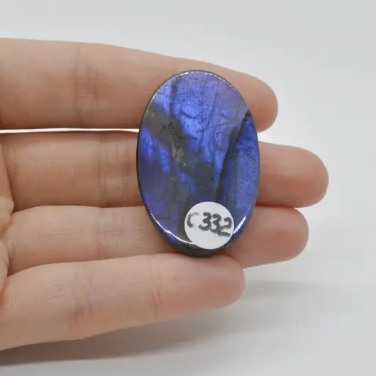Cabochon Labradorit Albastru 41x25x7mm C332, imagine 2