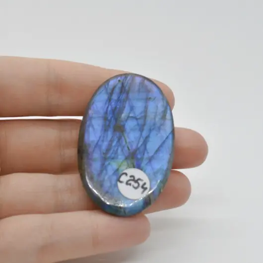 Cabochon Labradorit Albastru 48x30x7mm C254, imagine 2