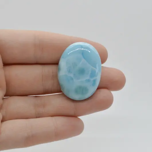 Cabochon Larimar 32x24x8mm C60