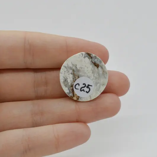Cabochon Magnezit 24x24x5mm C25, imagine 2