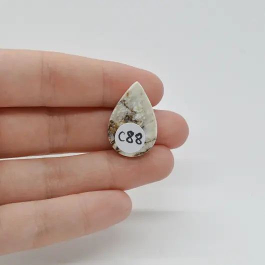 Cabochon Magnezit 25x16x5mm C88, imagine 2