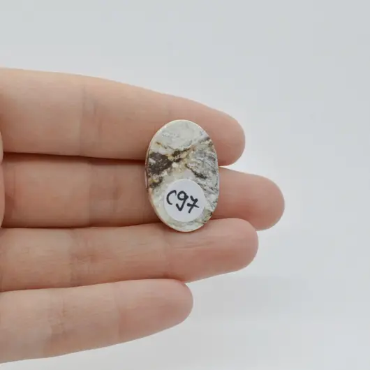 Cabochon Magnezit 26x17x4mm C97, imagine 2