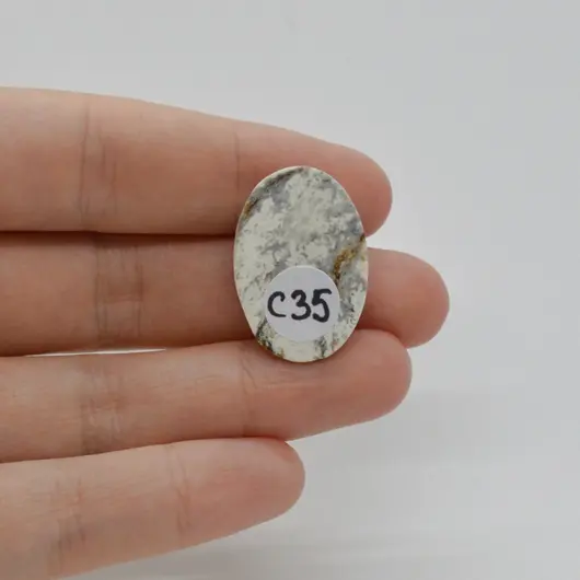 Cabochon Magnezit 26x18x6mm C35, imagine 2