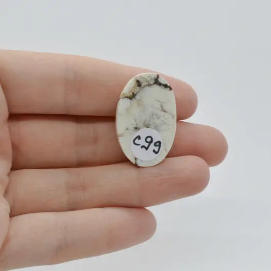 Cabochon Magnezit 28x18x5mm C99, imagine 2