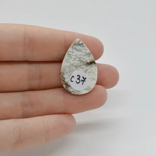 Cabochon Magnezit 28x19x5mm C37, imagine 2