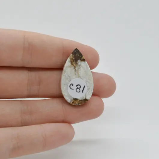 Cabochon Magnezit 29x17x5mm C81, imagine 2