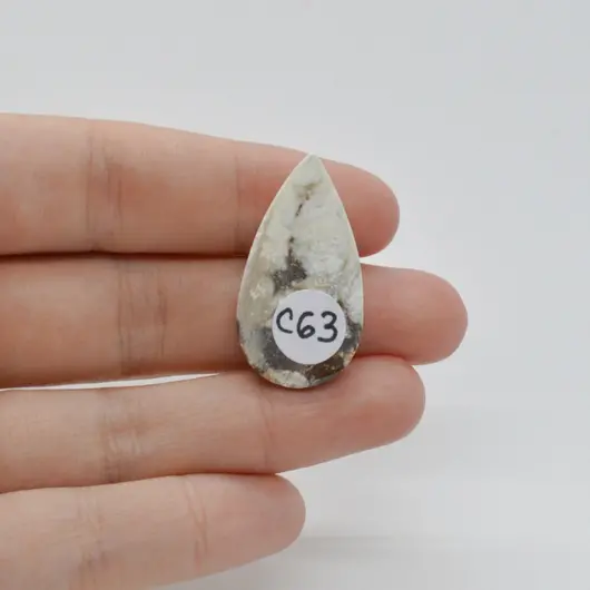 Cabochon Magnezit 32x17x4mm C63, imagine 2
