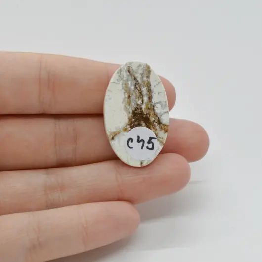 Cabochon Magnezit 32x20x5mm C45, imagine 2