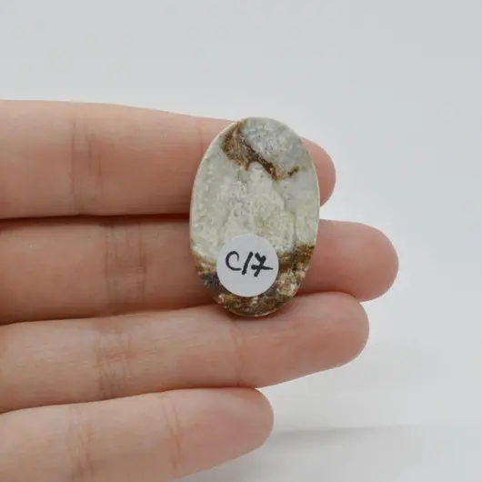 Cabochon Magnezit 32x21x5mm C17, imagine 2