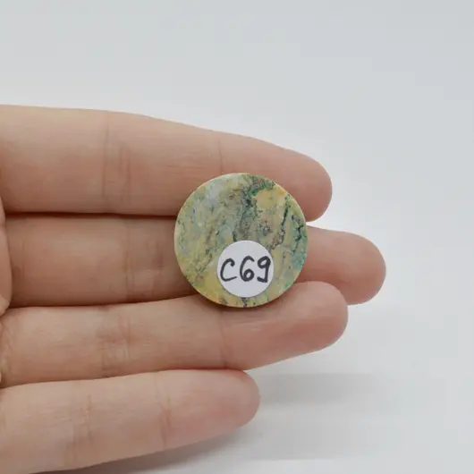 Cabochon Mariposit  24x24x5mm C69, imagine 2